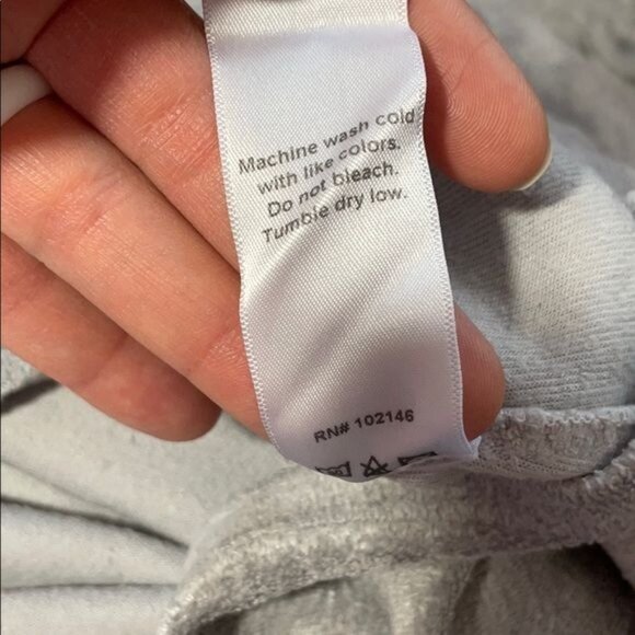 Michael Stars Terry Cloth Tee Size XS Petite Short Sleeve Gray Sz XSP - Picture 6 of 7